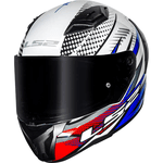 Capacete Ls2 Ff810 Vigo Flight - Branco/Azul/Vermelho