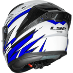 Capacete Ls2 Ff810 Vigo Flight - Branco/Azul/Vermelho