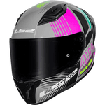 Capacete Ls2 Ff810 Vigo Shift - Cinza/Rosa