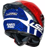 Capacete Ls2 Ff358 Pro Tiempo - Vermelho/Azul
