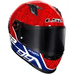 Capacete Ls2 Ff358 Pro Tiempo - Vermelho/Azul