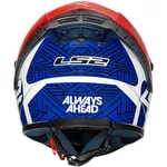 Capacete Ls2 Ff358 Pro Tiempo - Vermelho/Azul
