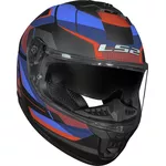 Capacete Ls2 Ff808 Stream II Road - Titanium Fosco/Vermelho