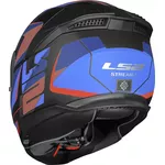 Capacete Ls2 Ff808 Stream II Road - Titanium Fosco/Vermelho
