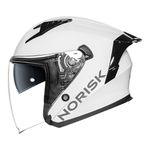 Capacete Norisk Downtown II Monocolor - Branco