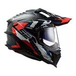 Capacete Ls2 Mx701 Explorer C Extend - Vermelho Fosco