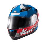 Capacete Texx Strike Superstar - Azul Vermelho Branco