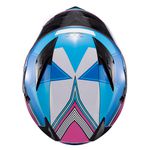 Capacete Texx Strike Superstar - Azul Rosa Branco