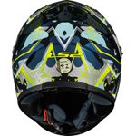 Capacete Ls2 Ff358 s Camo - Azul/amarelo