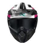 Capacete Norisk Darth 2 Storm - Branco/Rosa