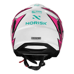 Capacete Norisk Darth 2 Storm - Branco/Rosa