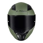 Capacete Ls2 Ff810 Vigo Monocolor - Verde Militar Fosco