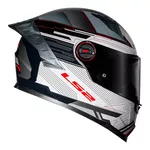 Capacete Ls2 Ff358 Pro Digital - Preto/Branco