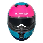 Capacete Ls2 Ff808 Stream II Thunderbiz - Azul/Rosa