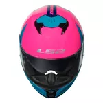 Capacete Ls2 Ff808 Stream II Thunderbiz - Azul/Rosa