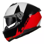 Capacete Ls2 Ff808 Stream II Thunderbiz - Preto/Vermelho