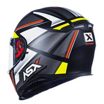 Capacete Asx Eagle SV Explorer - Preto Fosco Grafite Amarelo