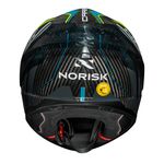 Capacete Norisk Carbon R Team - Amarelo Azul
