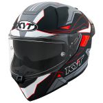 Capacete Kyt R2r Led - Preto Fosco Cinza