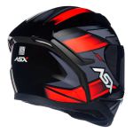 Capacete Asx City Start - Preto/Vermelho/Cinza