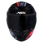 Capacete Asx City Start - Preto/Vermelho/Cinza