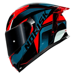 Capacete Norisk Flow Pulse - Azul Vermelho