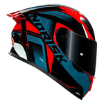 Capacete Norisk Flow Pulse - Azul Vermelho