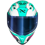 Capacete Norisk Flow Robot - Branco Verde