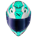 Capacete Norisk Flow Robot - Branco Verde
