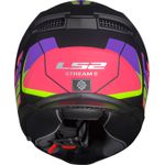 Capacete Ls2 Ff808 Stream Ii Road - Preto Fosco/rosa