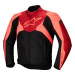 Jaqueta Alpinestars T Jaws V4 WP - Preta Vermelha Escura