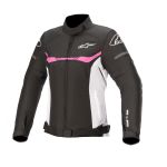 Jaqueta Alpinestars Feminina Stella T SPS WP - Preto Branco Rosa