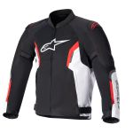 Jaqueta Alpinestars AST V2 Air - Preto Branco Vermelho