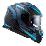 Capacete LS2 FF800 Storm Racer - Preto Fosco Azul