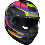Capacete Ls2 Ff808 Stream Ii Road - Preto Fosco/rosa
