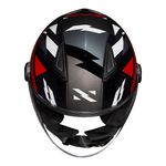 Capacete Norisk Orion (Aberto) Denver - Preto Vermelho