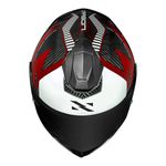 Capacete Norisk Carbon R Team - Vermelho Branco