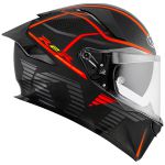 Capacete Kyt R2r Concept - Preto Fosco Vermelho