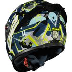Capacete Ls2 Ff358 s Camo - Azul/amarelo
