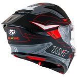 Capacete Kyt R2r Led - Preto Fosco Cinza