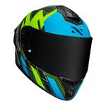 Capacete Norisk Carbon R Team - Amarelo Azul
