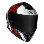 Capacete Norisk Carbon R Team - Vermelho Branco