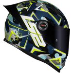 Capacete Ls2 Ff358 s Camo - Azul/amarelo