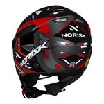 Capacete Norisk Orion (Aberto) Denver - Preto Vermelho