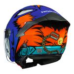 Capacete Norisk Neo (Aberto) Hyena - Azul laranja