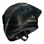 Capacete Norisk Carbon R Monocolor - Solid Carbon