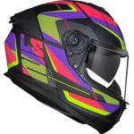 Capacete Ls2 Ff808 Stream Ii Road - Preto Fosco/rosa