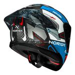 Capacete Norisk Carbon R Rider - Azul Branco