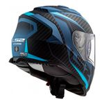Capacete LS2 FF800 Storm Racer - Preto Fosco Azul