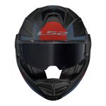 Capacete LS2 FF901 Advant X Oblivion - Preto Fosco/Azul/Laranja